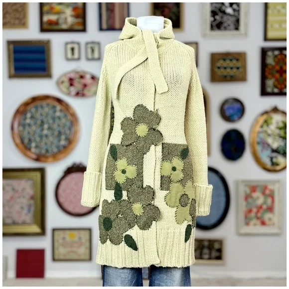 2004 Antho “Turning Leaves Sweater Coat” by Field Flower - Picture 6 of 15